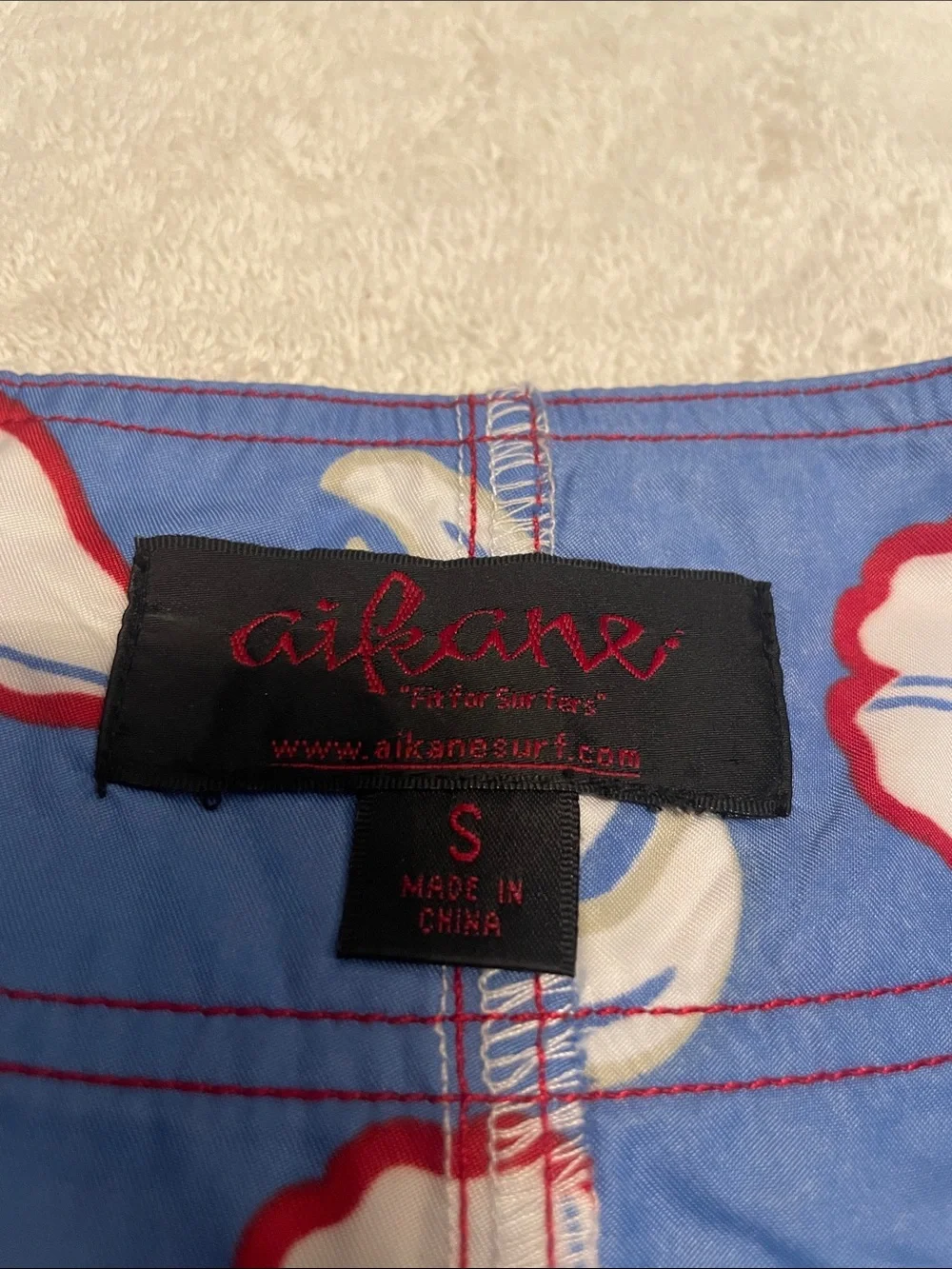 Aikane Surf Blue Floral Board Shorts